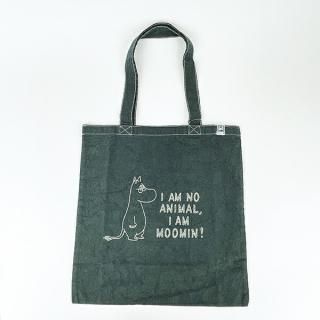 <img class='new_mark_img1' src='https://img.shop-pro.jp/img/new/icons15.gif' style='border:none;display:inline;margin:0px;padding:0px;width:auto;' />ムーミン 後染めフラットトートバッグ(チャコール) MOOMIN