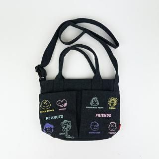 <img class='new_mark_img1' src='https://img.shop-pro.jp/img/new/icons15.gif' style='border:none;display:inline;margin:0px;padding:0px;width:auto;' />スヌーピー バケツ型2WAYミニトートバッグ ダークグレー ショルダーバッグ ROOTOTE ルートート コラボ SNOOPY