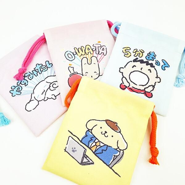 サンリオ　SANRIO　ポムポムプリン　巾着 Amazon.co.jp: ティーズファクトリー サンリオ みみむすび巾着