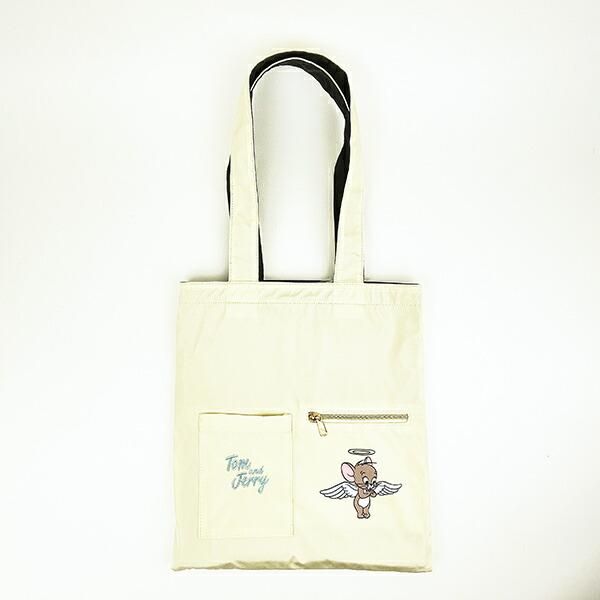 トムとジェリー ジェリー 天使と悪魔 リバーシブルトートバッグ