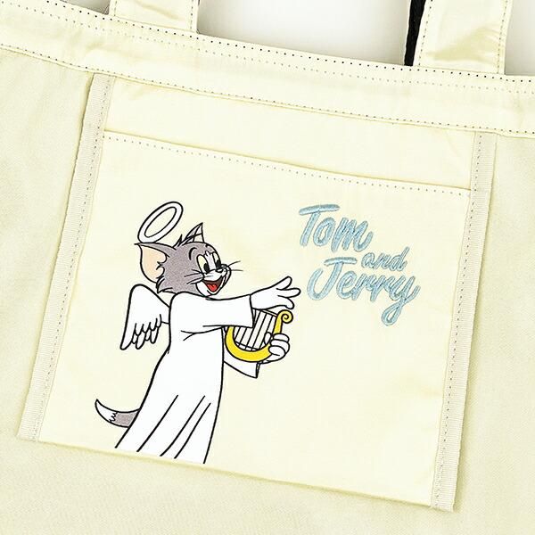 トムとジェリー トム 天使と悪魔 リバーシブルトートバッグ