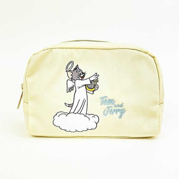 トムとジェリー トム 天使と悪魔 リバーシブルポーチ