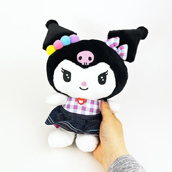 【2025】お歳暮・冬ギフト サンリオ Sanrio ぬいぐるみ(S) ギンガムデニム クロミ ぬいぐるみ