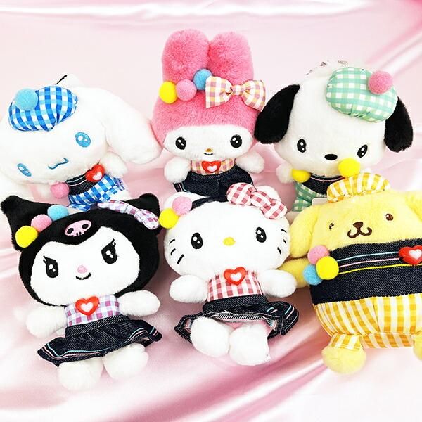 全4種セット ハローキティ マスコット ×〇×〇ギャル 平成ギャル