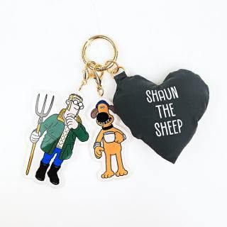 <img class='new_mark_img1' src='https://img.shop-pro.jp/img/new/icons15.gif' style='border:none;display:inline;margin:0px;padding:0px;width:auto;' />ひつじのショーン コンビチャーム ブラック キーホルダー