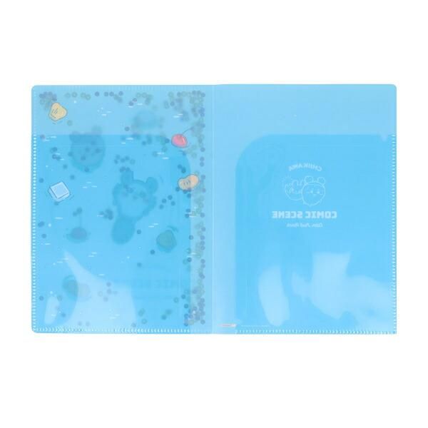 ちいかわ モモンガ＆古本屋 スパンコール入りクリアファイル(A5