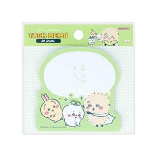 <img class='new_mark_img1' src='https://img.shop-pro.jp/img/new/icons15.gif' style='border:none;display:inline;margin:0px;padding:0px;width:auto;' />ちいかわ セリフ付箋 ありがとうッ 文具 日本製