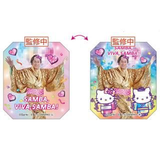 <img class='new_mark_img1' src='https://img.shop-pro.jp/img/new/icons15.gif' style='border:none;display:inline;margin:0px;padding:0px;width:auto;' />【予約品】《10月発売予定》サンリオ マツケンサンバ×ハローキティ ステッカー ミラーボール シール 松平健 Sanrio