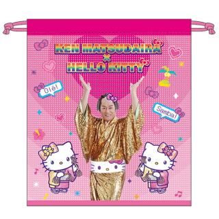 <img class='new_mark_img1' src='https://img.shop-pro.jp/img/new/icons15.gif' style='border:none;display:inline;margin:0px;padding:0px;width:auto;' />【予約品】《10月発売予定》サンリオ マツケンサンバ×ハローキティ 巾着 ハート 松平健 Sanrio