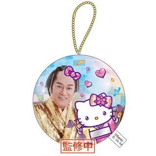 <img class='new_mark_img1' src='https://img.shop-pro.jp/img/new/icons15.gif' style='border:none;display:inline;margin:0px;padding:0px;width:auto;' />【予約品】《10月発売予定》サンリオ マツケンサンバ×ハローキティ もっちりマスコット ミラーボール キーホルダー 松平健 Sanrio