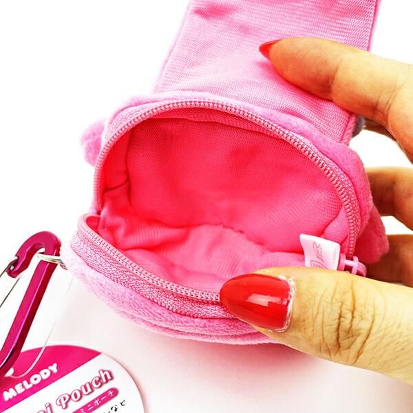 サンリオ マイメロディ カラビナ付ふわミニポーチ キーホルダー Sanrio