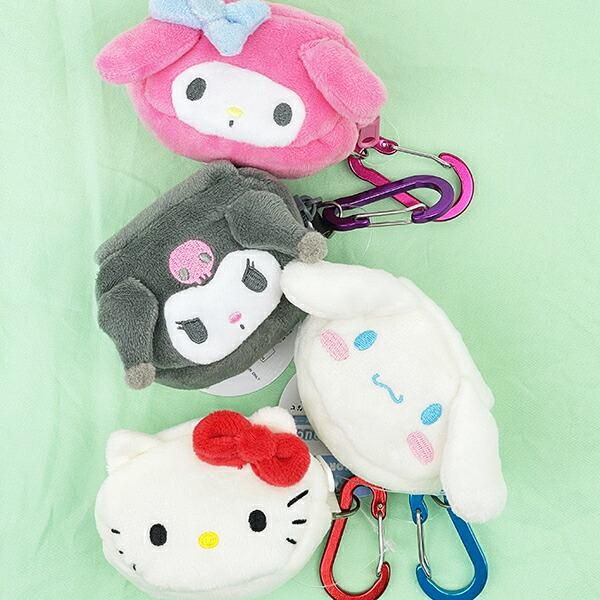 サンリオ マイメロディ カラビナ付ふわミニポーチ キーホルダー Sanrio