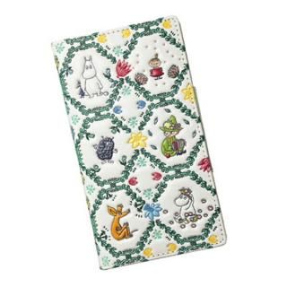 <img class='new_mark_img1' src='https://img.shop-pro.jp/img/new/icons15.gif' style='border:none;display:inline;margin:0px;padding:0px;width:auto;' />【予約品】≪8月発売予定≫ムーミン谷の仲間たち 浅草文庫 牛革製スマホケース 日本製 MOOMIN