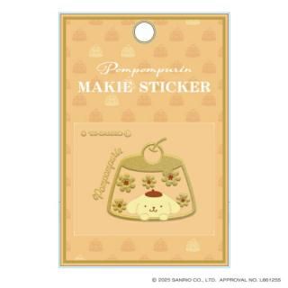 <img class='new_mark_img1' src='https://img.shop-pro.jp/img/new/icons15.gif' style='border:none;display:inline;margin:0px;padding:0px;width:auto;' />【予約品】≪8月発売予定≫サンリオ ポムポムプリン 蒔絵シール ステッカー  Sanrio
