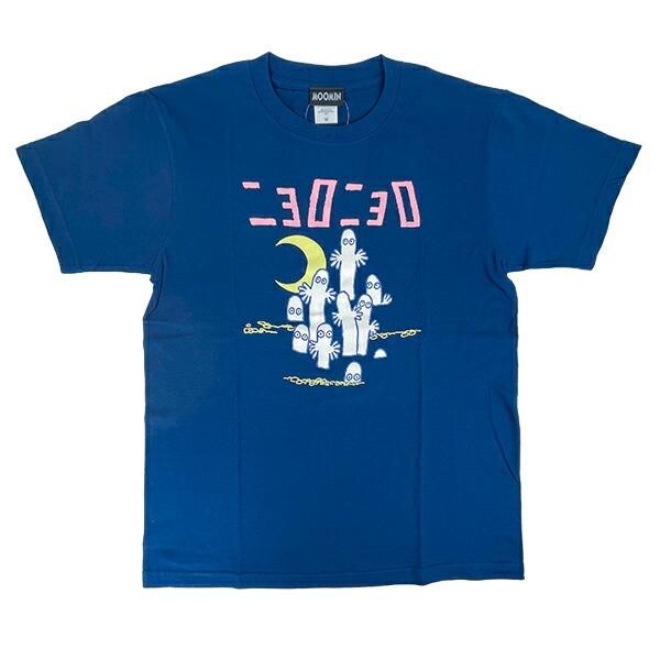 ムーミン ニョロニョロ Tシャツ(M) ネイビー アパレル MOOMIN