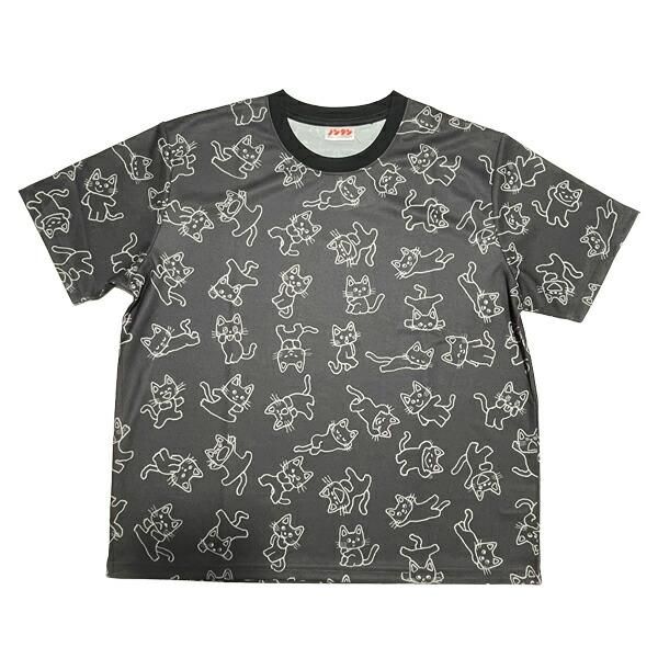 にゃんたさん専用　メッシュシャツ　水色 ノンタン いろいろ ドライメッシュTシャツ アパレル