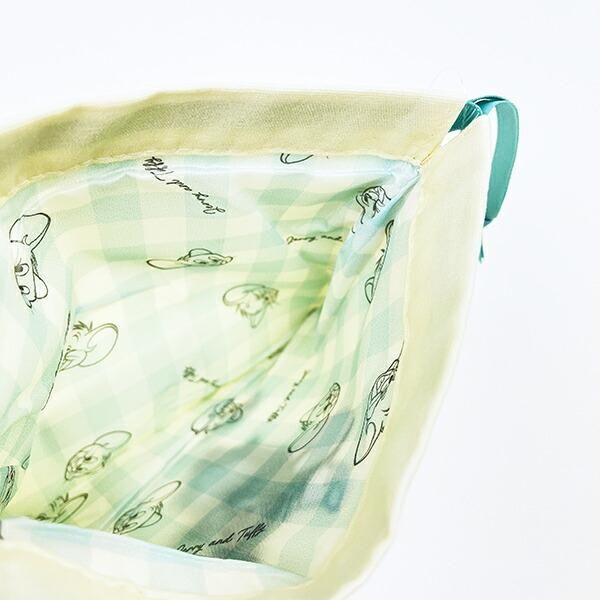 トムとジェリー タフィー サガラ刺繍巾着ポーチ