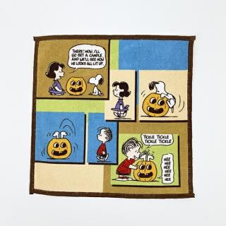 <img class='new_mark_img1' src='https://img.shop-pro.jp/img/new/icons15.gif' style='border:none;display:inline;margin:0px;padding:0px;width:auto;' />スヌーピー ハロウィン ミニタオル ベージュ 西川 日本製 SNOOPY