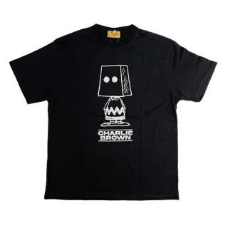 <img class='new_mark_img1' src='https://img.shop-pro.jp/img/new/icons15.gif' style='border:none;display:inline;margin:0px;padding:0px;width:auto;' />スヌーピー チャーリーブラウン Tシャツ(M) ブラック アパレル 日本製 SNOOPY