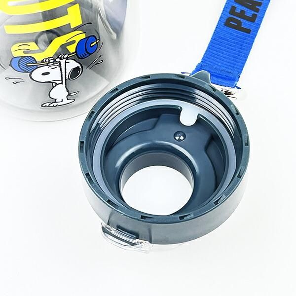 スヌーピー ストラップ付きドリンクホルダー(L) ブラック ランチ 水筒