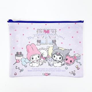 <img class='new_mark_img1' src='https://img.shop-pro.jp/img/new/icons15.gif' style='border:none;display:inline;margin:0px;padding:0px;width:auto;' />サンリオ マイメロディ50th&クロミ20th アニバーサリー エンジェルフラットポーチ 日本製 Sanrio