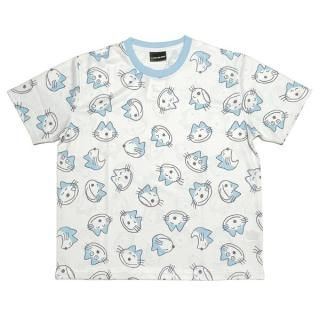 <img class='new_mark_img1' src='https://img.shop-pro.jp/img/new/icons15.gif' style='border:none;display:inline;margin:0px;padding:0px;width:auto;' />11ぴきのねこ カオ ドライメッシュTシャツ(ホワイト) アパレル
