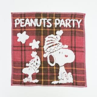 <img class='new_mark_img1' src='https://img.shop-pro.jp/img/new/icons15.gif' style='border:none;display:inline;margin:0px;padding:0px;width:auto;' />スヌーピー 今治 ミニタオル レッド 西川 日本製 SNOOPY