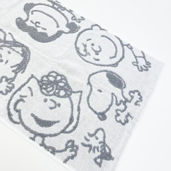 スヌーピー フェイスタオル ホワイト 今治タオル 西川 日本製 SNOOPY