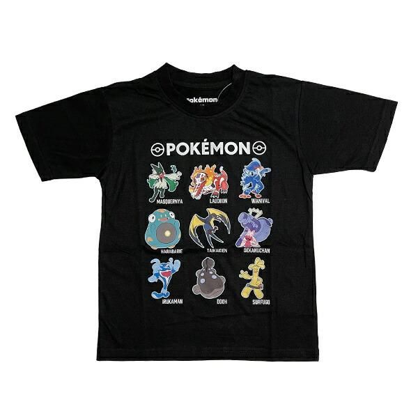ポケットモンスター Tシャツ(140cm) パルデア地方 ブラック