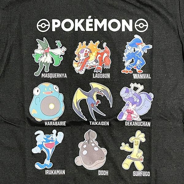 ポケットモンスター Tシャツ(140cm) パルデア地方 ブラック キッズ