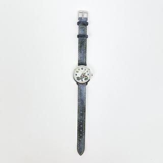 <img class='new_mark_img1' src='https://img.shop-pro.jp/img/new/icons15.gif' style='border:none;display:inline;margin:0px;padding:0px;width:auto;' />ミニオンズ デニムレザーウォッチ ネイビー 時計