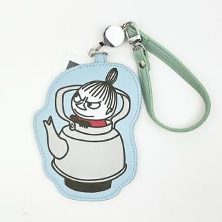 <img class='new_mark_img1' src='https://img.shop-pro.jp/img/new/icons15.gif' style='border:none;display:inline;margin:0px;padding:0px;width:auto;' />ムーミン リトルミイ リール付きダイカットパスケース ブルー 定期入れ MOOMIN