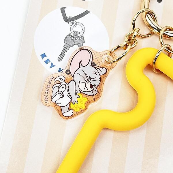 トムとジェリー タフィー チーズ型スマホストラップ スマホ