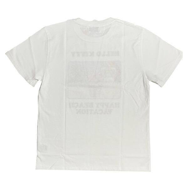超激レア サンリオ 日焼けキティ Tシャツ ショッパー メモ レトロ サンリオ ハローキティ 日焼け キティ 半袖Tシャツ(L) アイス