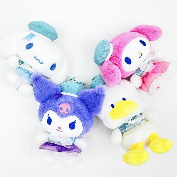 ふわもこなハローキティのマスコットぬいぐるみシリーズ