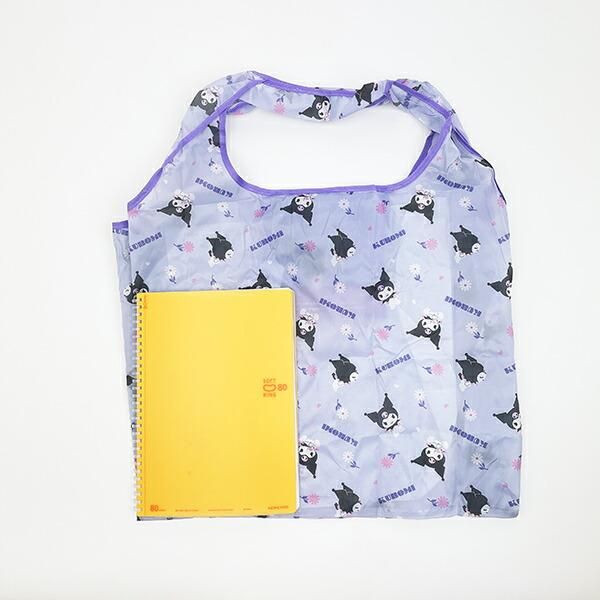 サンリオ クロミ ポケット付きエコバッグ かばん お買い物 パープル