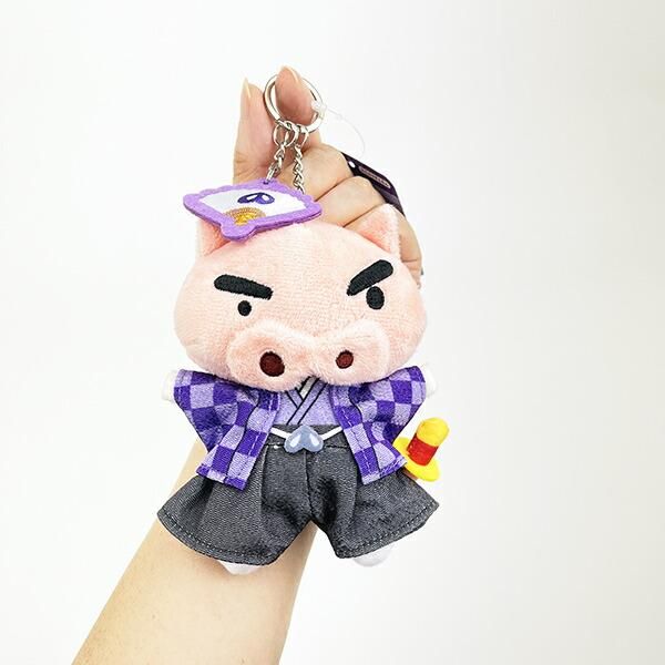 クレヨンしんちゃん ライオンズ ぬいぐるみ　ぶりぶりざえもん クレヨンしんちゃん もふぐっと フェイス型ぬいぐるみ～シロと
