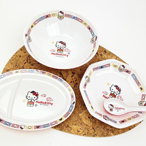サンリオ ハローキティ メラミンラーメン鉢 お皿 食器 Sanrio
