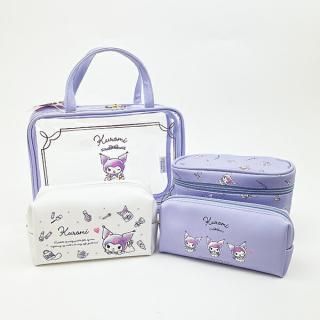 <img class='new_mark_img1' src='https://img.shop-pro.jp/img/new/icons15.gif' style='border:none;display:inline;margin:0px;padding:0px;width:auto;' />サンリオ クロミ トラベルポーチセット パープルコスメ Sanrio