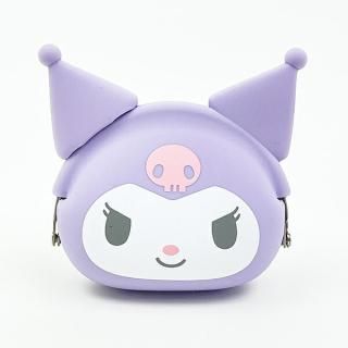 <img class='new_mark_img1' src='https://img.shop-pro.jp/img/new/icons15.gif' style='border:none;display:inline;margin:0px;padding:0px;width:auto;' />サンリオ クロミ シリコンがまぐちポーチ mimi POCHI パープル Sanrio