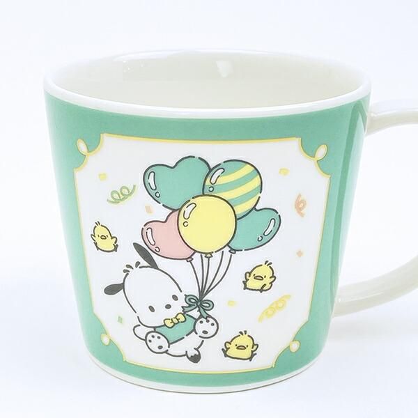 サンリオ ポチャッコ 35th マグカップ（ミント) コップ 日本製 Sanrio