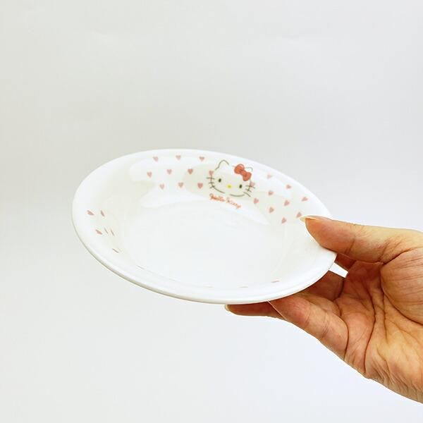 Sanrio ハローキティ サンリオキティちゃん 食器 レア キティ グッズ サンリオ ハローキティ フルーツ皿 ピンクハート 食器 日本製 Sanrio