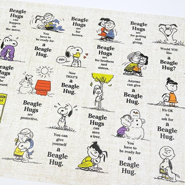 スヌーピー ピーナッツ・ハグ ランチョンマット キッチン SNOOPY