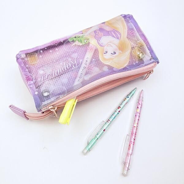 ディズニー ラプンツェル フラットペンケース 文具 スクール Disney