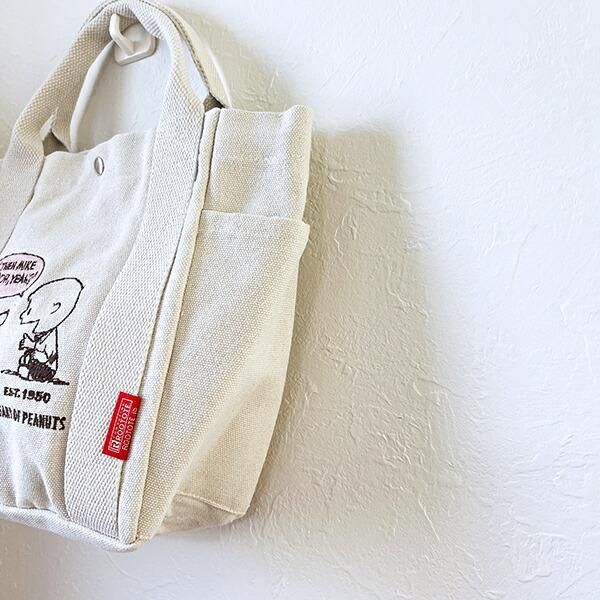 スヌーピー ランチトートバッグ アイボリー ROOTOTE ルートート
