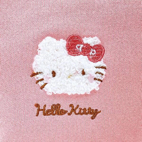 キティちゃんのもこもこ刺繍ポーチ