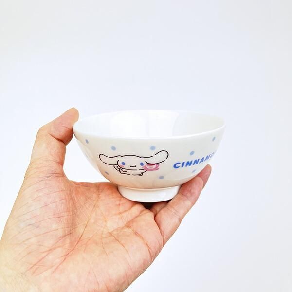 サンリオのスイーツ×ドット柄お茶碗