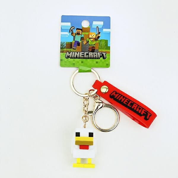 マインクラフト ニワトリ マスコットキーホルダー マイクラ