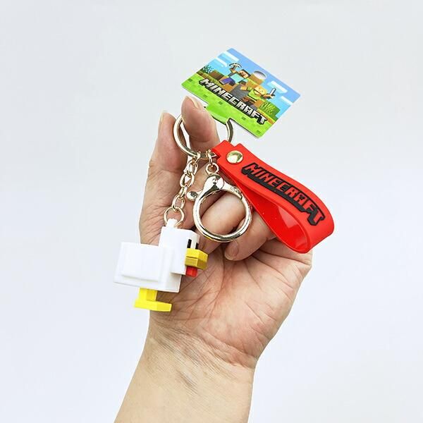 マインクラフト ニワトリ マスコットキーホルダー マイクラ