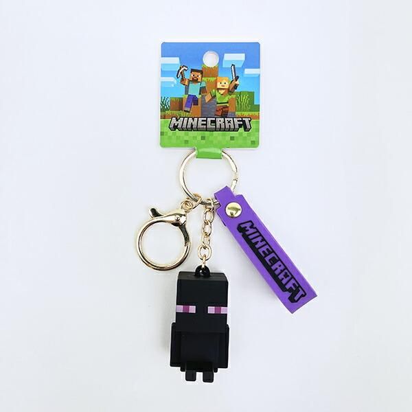 マインクラフト エンダーマン マスコットキーホルダー マイクラ